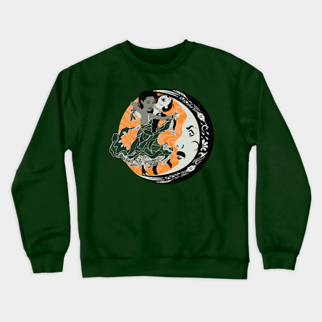 dance with your darkness Crewneck Sweatshirt by somatosis